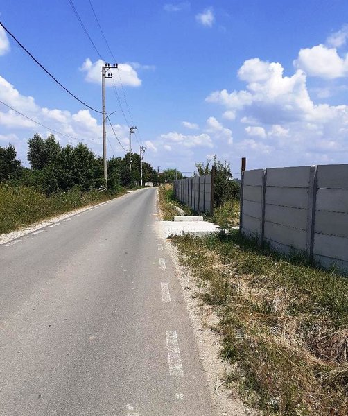 Domnesti-Teghes, intravilan, 600mp, strada asfaltata gaz, curent, zona vile